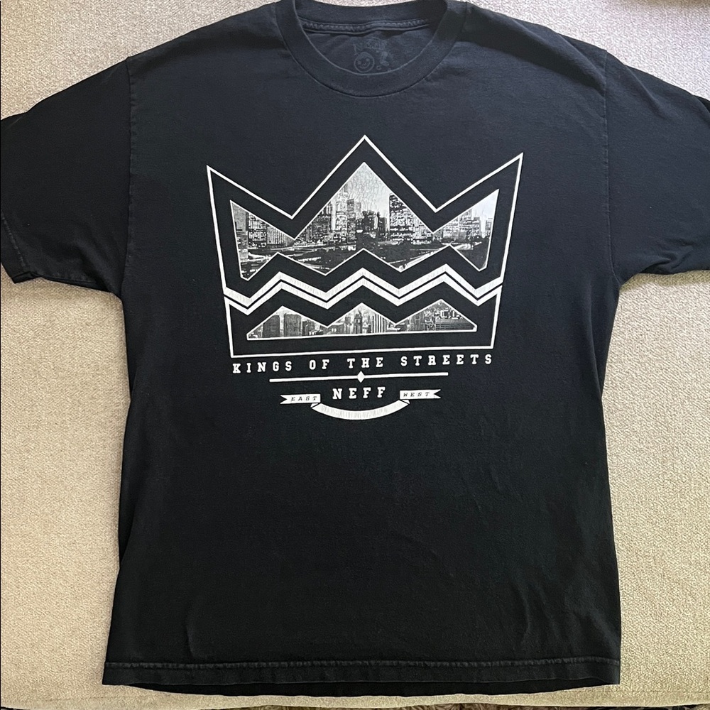 Men’s Large Throwback OG Y2K Neff Kings County T Shirt Brooklyn NYC